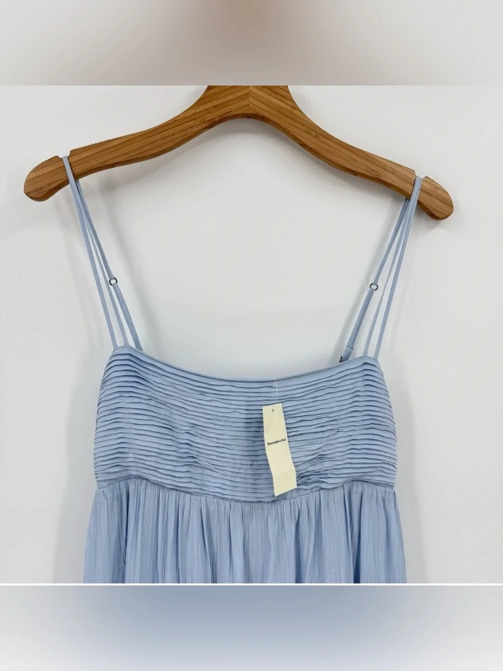 Abercrombie & Fitch Crinkle Textured Maxi Dress